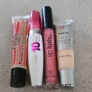 Set of 4 Various Selections Lip Gloss Set